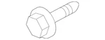 Genuine Nissan Damper Assembly Bolt 08146-8122G. Fixed Price $9.79.