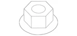 Genuine Kia Top Nut 54559-D1000. Fixed Price $5.45.