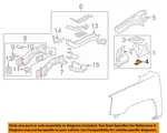 Gm Oem 10-17 Terrain Structural Components Rails-strut Housing Bracket 25792222. Fixed Price $71.54.