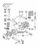 Genuine Mopar 2001-2004 Jeep Grand Cherokee Shock Absorber Grommet 52088289AB. Fixed Price $25.91.