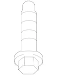 Genuine Gm M16X2X77.35 Front Suspension Strut Bolt 11589370. Fixed Price $18.11.