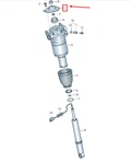 New Vw Touareg MK2 Rear Air Spring Cover 7P0512087C 7P0-512-087-C. Fixed Price $51.40.