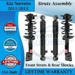 Monroe Oem Front Strut & Rear Shock For 2011-2013 Kia Sorento Lifetime Warranty. Fixed Price $422.00.