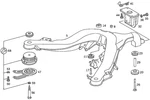 Genuine Mercedes-benz Rubber Bushing 123-351-11-42. Fixed Price $230.01.