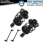 Front 4 Piece Suspension Kit Strut & Spring Assemblies Sway Bar End Links New. Fixed Price $212.03.