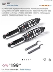 2PCS Front/rear Gas Shock Strut Absorbers For Can-am Outlander 450 2015-2023. Fixed Price $102.50.