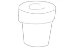 Genuine Ford Shock Upper Bushing F6UZ-18198-CA. Fixed Price $10.52.