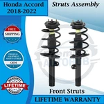 Monroe Oem Front Struts For 2018-2022 Honda Accord Lifetime Warranty. Fixed Price $267.00.