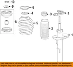 Gm Oem 18-11 Camaro Front Suspension Struts Components-washer 13502405. Fixed Price $37.72.