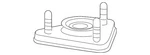 Genuine Lexus 2013-2024 Shock Mount 48750-30200. Fixed Price $67.63.