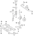 Genuine Mercedes-benz Shock Mount 166-320-04-26. Fixed Price $199.04.