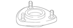 Genuine Mazda Suspension Strut Mount TK48-34-380. Fixed Price $37.04.