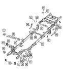 Genuine Mopar Shock Mounting Bracket Right 68359205AA. Fixed Price $53.85.