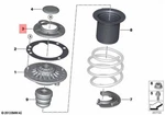 Genuine Mini Bmw Cooper Jcw One F54 F55 F56 F57 F65 F66 Ring Cover 31306864551. Fixed Price $12.68.
