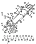 Genuine Mopar Shock Mounting Bracket Left 68360735AA. Fixed Price $18.18.