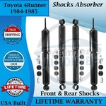 Monroe Oem Front & Rear Shocks For 1984-1985 Toyota 4RUNNER Lifetime Warranty. Fixed Price $210.76.