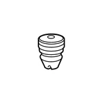 Genuine Mercedes-benz Oe Stop Buffer, Sh. Abs. 290-321-26-00. Fixed Price $47.42.