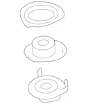 Genuine Nissan Strut Mount 54320-JA00A. Fixed Price $81.81.