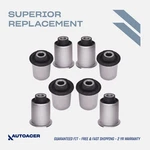 Autoacer - 8P Rear Upper & Lower Control Bushings For Pathfinder QX56 Armada. Fixed Price $109.00.