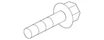 Genuine Mitsubishi Strut Bolt MF912510. Fixed Price $5.71.