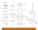 Gm Oem 97-17 Caprice Front Suspension Struts Components-top Nut 90251985. Fixed Price $18.89.