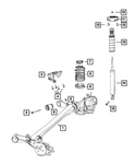 Genuine Mopar Shock Upper Mount Right 68201282AA. Fixed Price $29.42.