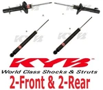 Set Of 4 Kyb Excel-g Shocks/struts 2-FRONT & 2-REAR For Vw Beetle Golf Jetta. Fixed Price $297.97.