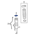 New Genuine Mercedes-benz Front Strut Reinforcement Suspension Oe 2213270295. Fixed Price $34.15.