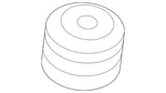 Genuine Nissan Suspension Shock Absorber Bushing 56217-3DA0A. Fixed Price $14.99.
