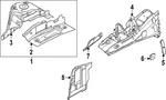 Genuine Nissan Strut Tower F4141-6SACA. Fixed Price $275.38.