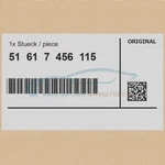 Genuine Bmw 51617456115 -. Fixed Price $97.32.
