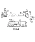 Genuine Mopar Side Trim Panel Right 68134653AA. Fixed Price $37.40.