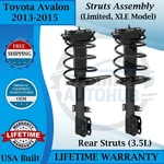 Monroe Oem Rear Struts Assembly For 2013-2015 Toyota Avalon 3.5L 9YR Warranty. Fixed Price $235.85.