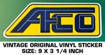 Afco Racing Radiators & Shocks -vintage Original Vinyl Decal Sticker-performance. Fixed Price $9.40.