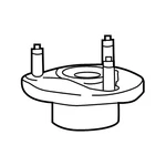 Genuine Mercedes-benz Oe Support Bushing 206-323-42-00-64. Fixed Price $151.83.