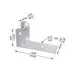 World American WA12-2369 Shock Mount Bracket Right Hand, 10.80" Length, 4.69" He. Fixed Price $46.99.