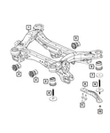 Genuine Mopar Cradle Spacer 68158571AA. Fixed Price $21.81.
