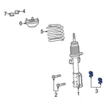 Ford Mustang 2010-2014 W714653S900 Suspension Strut Nut. Fixed Price $14.63.