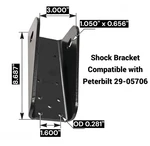 Upper Cab Shock Mounting Bracket, For Peterbilt 29-05706 By AUTOMANN#MPB75706. Fixed Price $84.95.