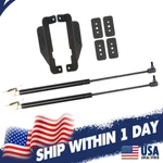 Black Hood Lift Support Struts Gas Shocks Accessories For Jeep Wrangler Jl 2018+. Fixed Price $45.99.