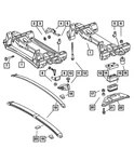 Genuine Mopar Stabilizer Bar Plate Right 5104064AA. Fixed Price $30.02.