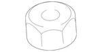 Genuine Mazda Top Nut 9YT0-41-001. Fixed Price $5.50.