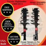 Monroe Oem Front Struts For 2009-2011 Toyota Highlander 2WD Lifetime Warranty. Fixed Price $439.56.