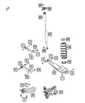Genuine Mopar Rear Shock Mount Assembly Right 68226142AC. Fixed Price $40.10.