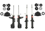 Kyb Front And Rear Suspension Struts Mounts Kit For Mitsubishi Lancer 08-10. Fixed Price $458.95.