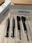 Detroit Axle Front And Rear Shock Absorbers 94-04 Ford Mustang. Fixed Price $120.00.