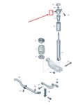 New Audi Q5 Fy Rear Upper Shock Absorber Bearing 80A513353 Genuine. Fixed Price $79.16.