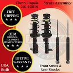 Monroe Oem Front Struts & Rear Shocks For 2014-2019 Chevy Impala 9YR Warranty. Fixed Price $379.50.