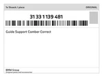 Genuine Bmw Guide Support Camber Correct 31-33-1-139-481 New. Fixed Price $321.71.