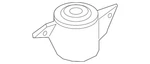 Genuine Audi Upper Mount 85E-513-353-C. Fixed Price $106.37.